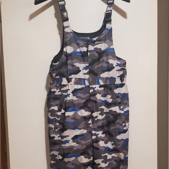 Kids XL Eddie Bauer snow bibs and coat - Picture 7 of 9